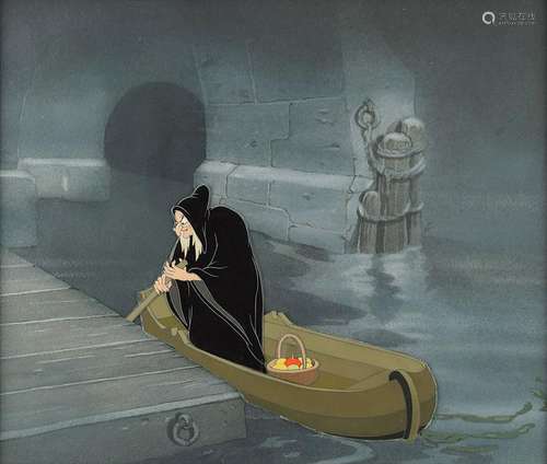 Wicked Witch production cel from Snow White and the