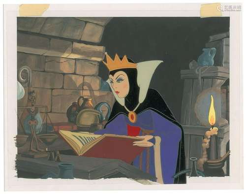 Evil Queen production cel from Snow White and the Seven