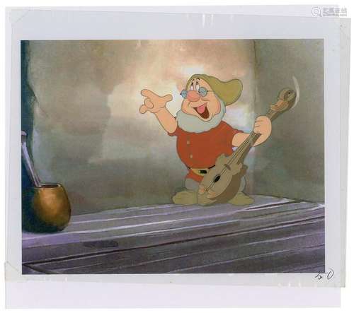 Doc the Dwarf production cel from Snow White and the