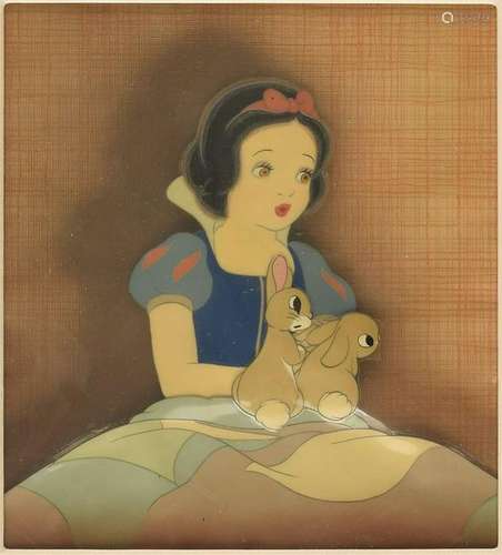 Snow White and Bunnies production cel from Snow White