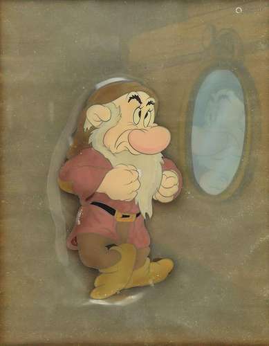 Grumpy the Dwarf production cels from Snow White and