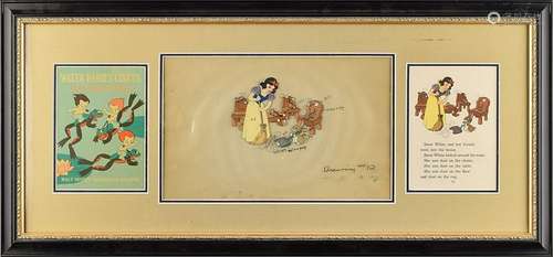 Snow White and animals nitrate production cel for a D.