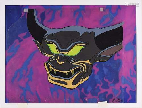 Chernabog production cels from Fantasia