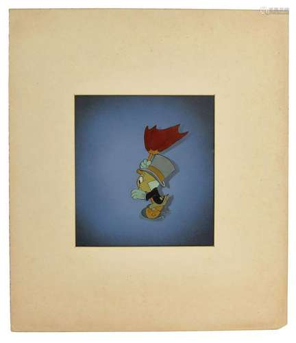 Jiminy Cricket production cel from Pinocchio