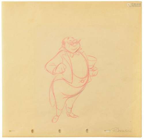 The Ringmaster production drawing from Dumbo