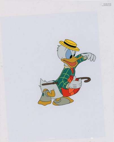 Donald Duck production cel from Mr. Duck Steps Out