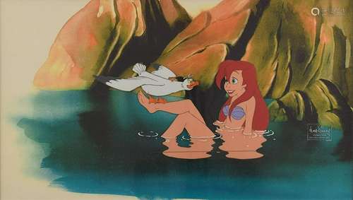 Ariel production cel from The Little Mermaid