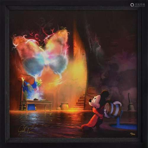 Mickey Mouse and Yen Sid Limited Edition Giclee from