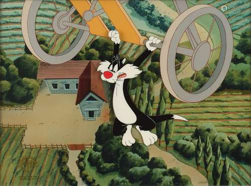 Sylvester production cel from The Sylvester and Tweety