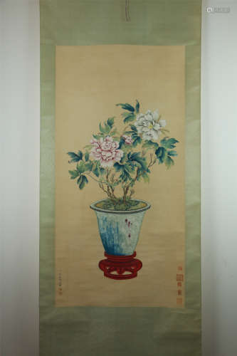 A Chinese Painting, Jiang Tingxi Mark