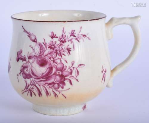 AN 18TH CENTURY CHELSEA BELL SHAPED PORCELAIN CUP with