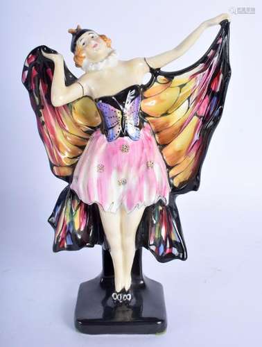 A RARE ROYAL DOULTON FIGURE BUTTERFLY HN 719. 17 cm