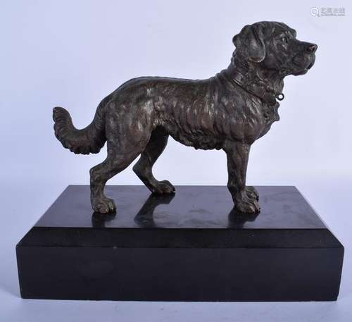 A LARGE 19TH CENTURY AUSTRIAN COLD PAINTED BRONZE