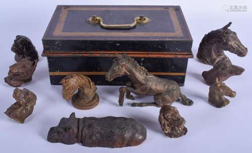 A COLLECTION OF VINTAGE LOST WAX CASTING MODELS