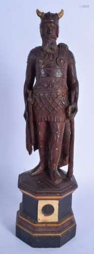 AN EARLY 20TH CENTURY BAVARIAN BLACK FOREST FIGURE OF A