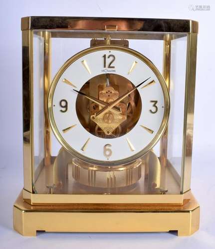 A RARE CHROME JAEGER LECOULTRE ATMOS CLOCK No 19685. 24