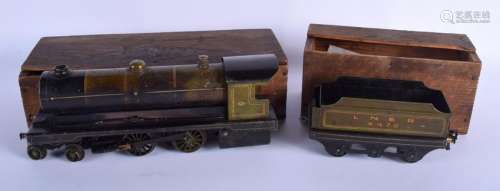 A BOXED BOWMAN STEAM LOCOMOTIVE MODEL 234 with tender.