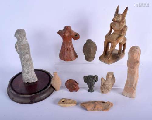 ASSORTED ANTIQUITIES together with a Grand Tour Anubis