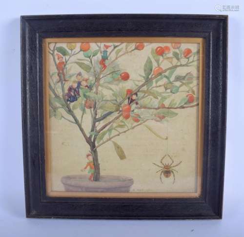 A LOVELY EARLY 20TH CENTURY ENGLISH WATERCOLOUR by