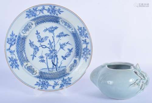 A 19TH CENTURY CHINESE CLARE DE LUNE BRUSH WASHER Qing,