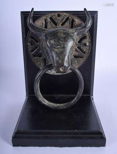 A CHINESE HAN DYNASTY STYLE DOOR KNOCKER probably late