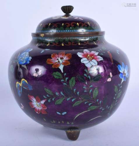 A LARGE 19TH CENTURY JAPANESE MEIJI PERIOD CLOISONNE