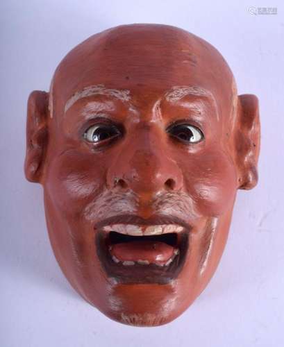 A 19TH CENTURY JAPANESE MEIJI PERIOD NOH MASK of
