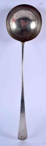 AN 18TH/19TH CENTURY SCOTTISH SILVER LADLE possibly