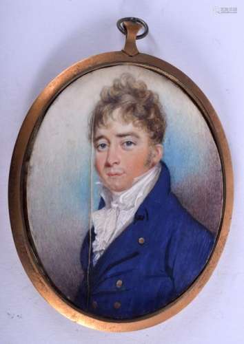 A GEORGE III I PORTRAIT MINIATURE depicting Samuel