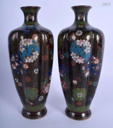 A PAIR OF 19TH CENTURY JAPANESE MEIJI PERIOD LOBED