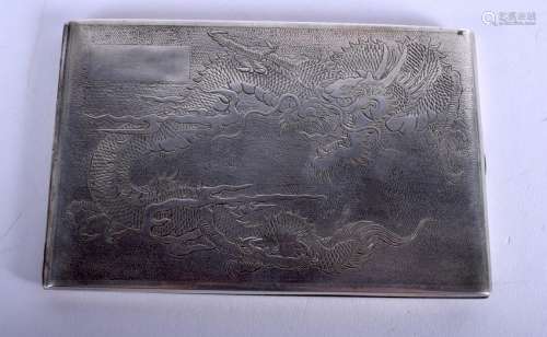 A LATE 19TH CENTURY CHINESE EXPORT CIGARETTE CASE