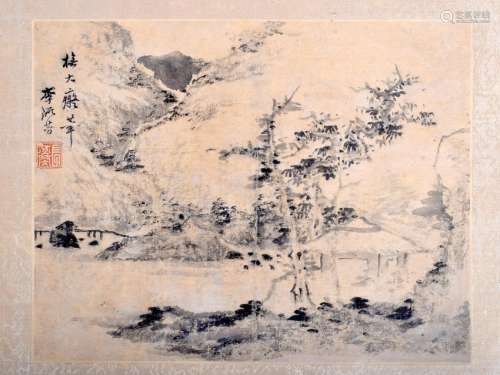 A FOLIO OF EARLY 20TH CENTURY CHINESE INK WATERCOLOURS