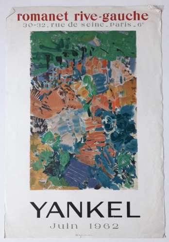 Yankel , Galerie Romanet rives gauche Paris, 1962 …