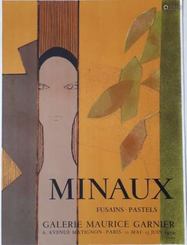 Minaux, Fusains Pastels, Galerie Maurice Garnier, …