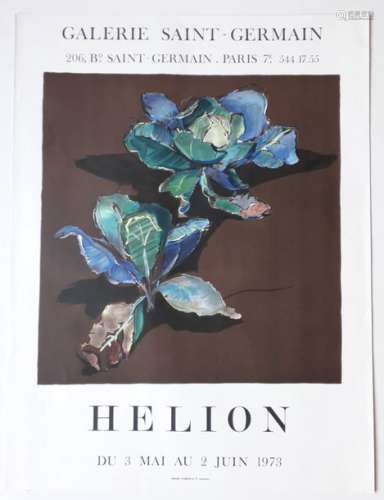 Hélion, Galerie Saint Germain, Paris, 1973; Imprim…
