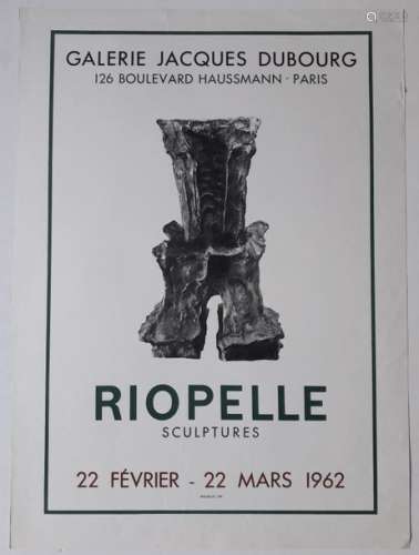 Riopelle, Galerie Jacques Dubourg, Paris 1962; Imp…