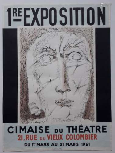 1st exhibition, Cimaise du Théâtre, Paris, 1961; I…