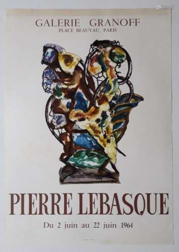 Pierre Lebasque, Galerie Granoff, Paris, 1964; Imp…
