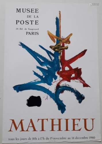 Mathieu, Musée de la Poste, 1980; Offset Printing …