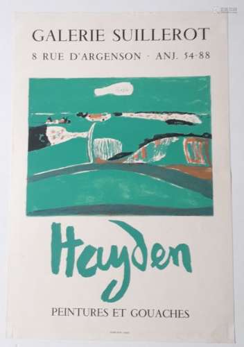 Hayden paintings and gouaches, Galeries Suillerot,…