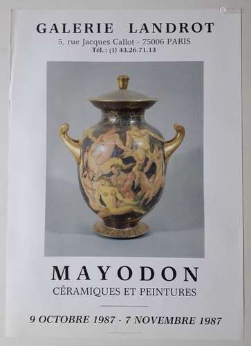 Mayodon ceramics and paintings, Galeries Landrot, …