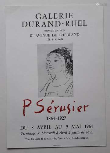 P. Serusier 1864 1927, Galerie Durand Ruel, Paris,…