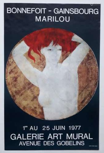Bonnefoit Gainsbourg Marilou, Galerie art mural, P…