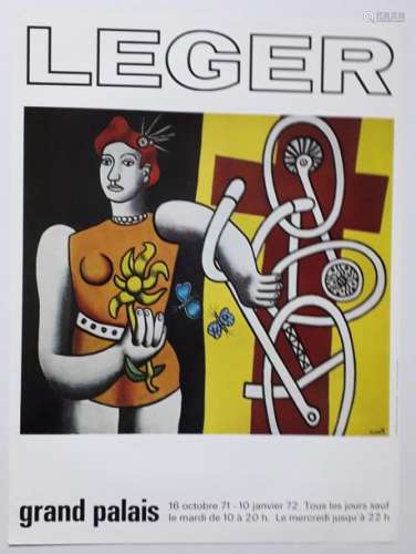 Léger, Grand Palais, Paris, 1972; Imprimerie Watel…