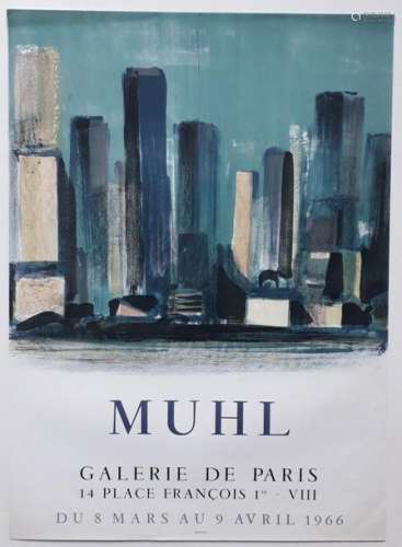 Muhl, Galeries de Paris, Paris, 1966 ; Imprimerie …