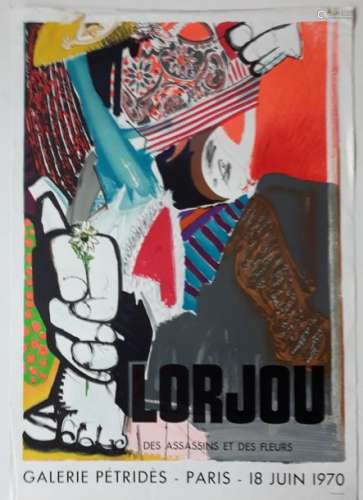 Lorjou: Des assassins et des fleurs, Galerie Pétri…