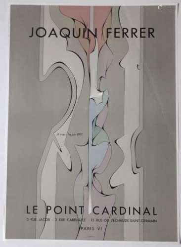 Joaquin Ferrer, Le Point Cardinal, Paris, 1971; Im…