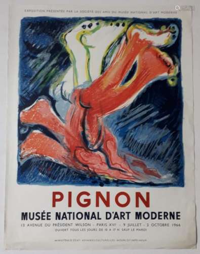 Pignon, Musée National d'Art Moderne, Paris, 1966;…