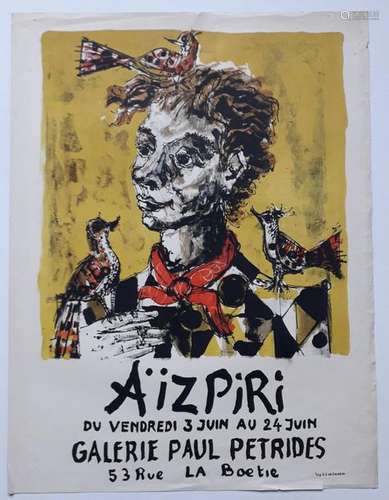 Aïzpiri, Galerie Paul Petridès, Paris, undated; Im…