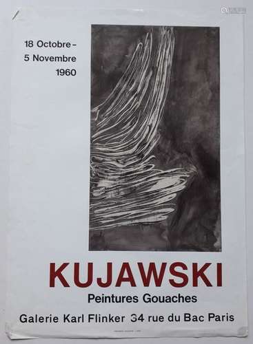 Kujawski: Peintures et Gouaches, Galerie Karl Flin…